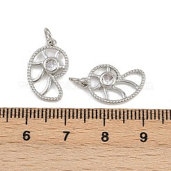 Ottone micro spianare pendenti zirconi&nbsp;KK-A269-02A-P