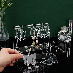 1 комплект прозрачных акриловых подставок для сережек&nbsp;EDIS-PH0001-54A