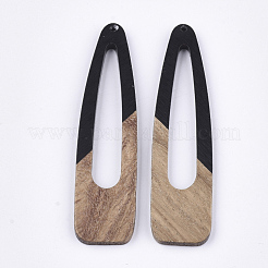 Большие подвески из смолы и дерева&nbsp;X-RESI-S358-99A