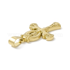 Pendentifs en acier inoxydable 304 avec placage sous vide PVD&nbsp;LS-STAS-A062-33G