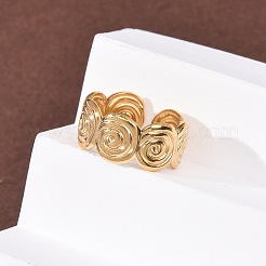 Кольца-манжеты из нержавеющей стали 304 для женщин&nbsp;RJEW-K309-26G