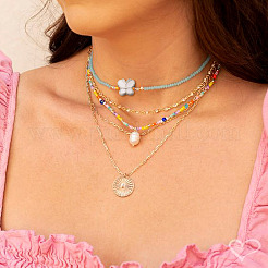 100шт 10 стиля уф-покрытие акриловые европейские бусины&nbsp;OACR-CD0001-03