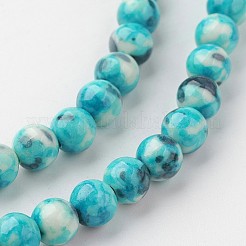 Natur Meer weißer Jade Perle Stränge&nbsp;G-G916-6mm-04