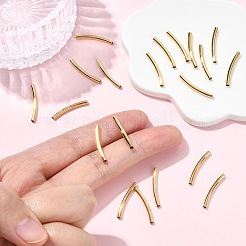 Латунные трубки изогнутой бисера&nbsp;XGRPCU093-259G