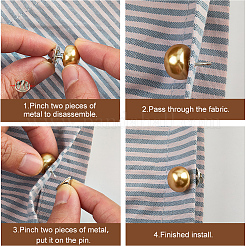 30 шт. броши из искусственного жемчуга ABS&nbsp;JEWB-GF0011-53A