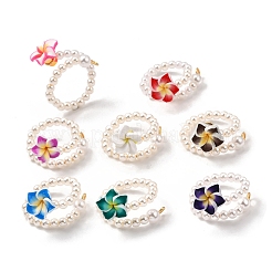 Кольца-манжеты из полимерной глины ручной работы RJEW-JR00917-02