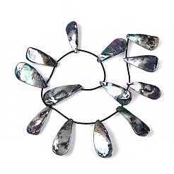 Нити бусин из натуральных пресноводных ракушек SHEL-T020-55B