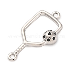 Латунные черные эмалевые соединители подвески&nbsp;LS-KK-NH0005-02P