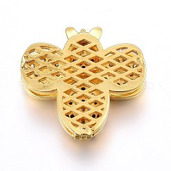Ottone micro spianare fascini dello scorrevole zirconi&nbsp;ZIRC-G147-17-NR