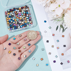 270 шт. 15-х цветные гальванизированные матовые синтетические немагнитные гематитовые бусины G-UN0001-32