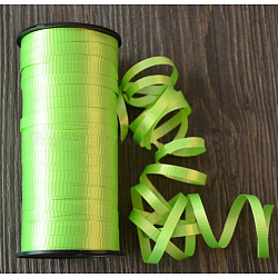 Ruban de ballons, ruban de curling, pour la décoration de fête, pelouse verte, 5x0.1mm, environ 100yards / rouleau (91.44m / rouleau)