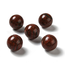 Natürliche Sesam Jaspis / Kiwi Jaspis Perlen, kein Loch / ungekratzt, Runde, 25~25.5 mm