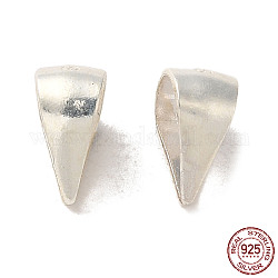 925 moschettone in argento sterling sulle barre, con timbro s925, argento, 7x3.5x5mm, Foro: 6x4 mm