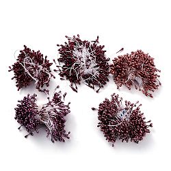 Gips künstliche Blume Herzkern, Kokosnuss braun, 62x3 mm, ca. 1000 Stk. / 100 g