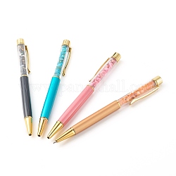 Креативные шариковые ручки с пустой трубкой, с бусинами из натуральных пресноводных ракушек, красочный, 141x13x10 мм