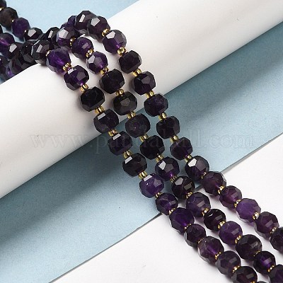 Natürlichen Amethyst Perlen Stränge&nbsp;G-P508-A09-01-1