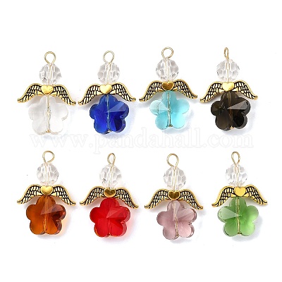 Прозрачные стеклянные подвески PALLOY-JF04098-01-1