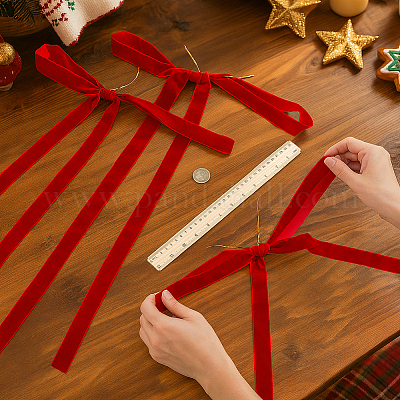 8 шт. бархатные аксессуары для одежды&nbsp;HJEW-MA00039-1