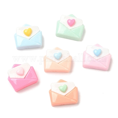 Мультяшные непрозрачные кабошоны из смолы RESI-C039-02E-1