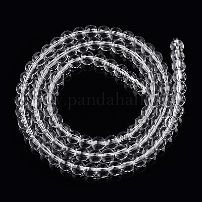 Прозрачные стеклянные бусины GLAA-T032-T4mm-13-1