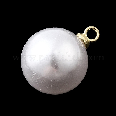 Подвески из АБС-пластика с жемчугом FIND-H052-01G-04G-1