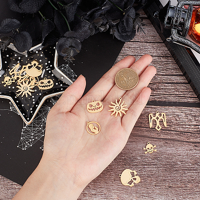 12 шт. 6 подвески из нержавеющей стали 201 STAS-UN0020-22G-1