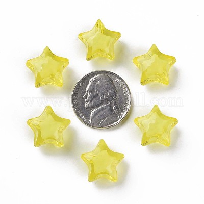 Прозрачные акриловые бусины TACR-S152-02A-717-1