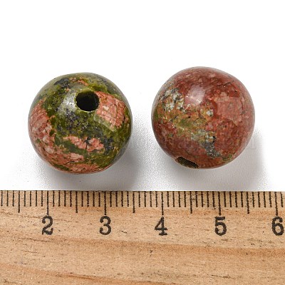 Бусины из природных Unakite G-G147-01J-1