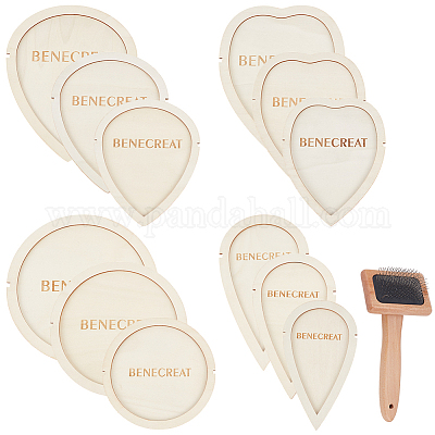 Шаблон для резки подставки под макраме из листового дерева DIY-BC0015-37-1