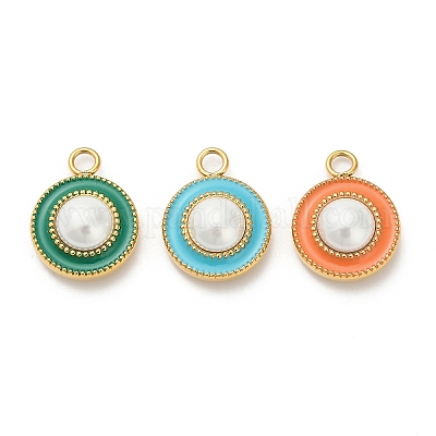 Подвески из нержавеющей стали 304 с эмалью STAS-K306-45G-1