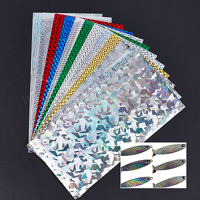 Shop FINGERINSPIRE 24Pcs Fishing Lure Stickers Holographic Fish Tape  Adhesive Tackle Fishing Fly Tying Lures(12 Mixed Color) for Fishing Lure  Making DIY Crafts Metal Lures Bait Fishing Tackle for Jewelry Making 