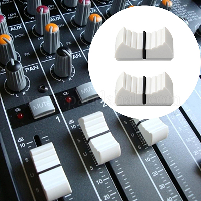 20 шт. пластиковые слайдеры для аудио консоли AJEW-CN0004-53A-1