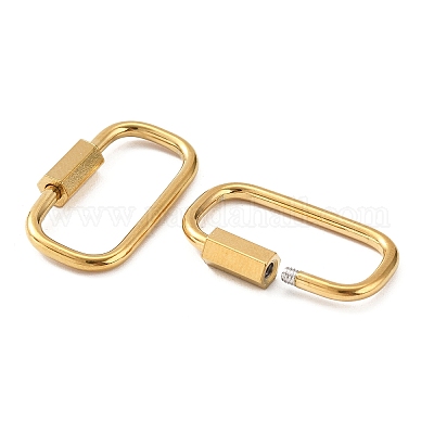 Карабин с замком из нержавеющей стали 304 STAS-C092-05H-G-1