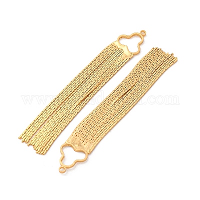 Латунь кисточкой большие кулоны KK-F898-22C-G-1