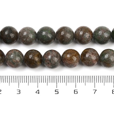 Гранат природный бисер нитей G-H093-B04-10mm-1