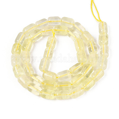 Естественный лимонный кварц нитей бисера G-G980-52A-1