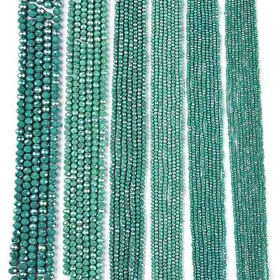 Стеклянные бусины с гальваническим покрытием  EGLA-A044-P3mm-B31-1