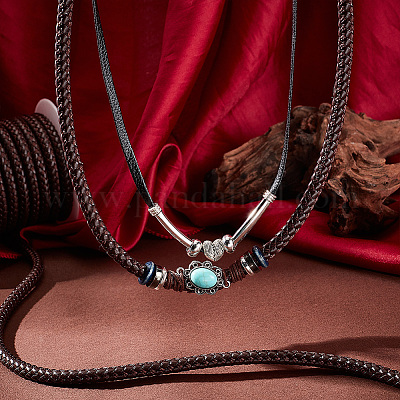 10 м круглый плетеный шнур из искусственной кожи WL-WH0007-03B-1