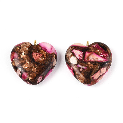 Собранные бронзитовые и имперские яшмовые подвески X-G-T111-04D-1