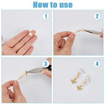 Шармы-соединители из натурального культивированного пресноводного жемчуга PALLOY-FH00006-1