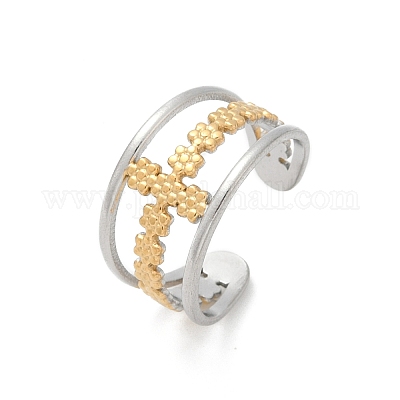 Кольца-манжеты из нержавеющей стали 304 RJEW-S630-01GP-B-1