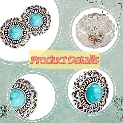 10 комплект кнопок из цинкового сплава BUTT-GF0001-35-1