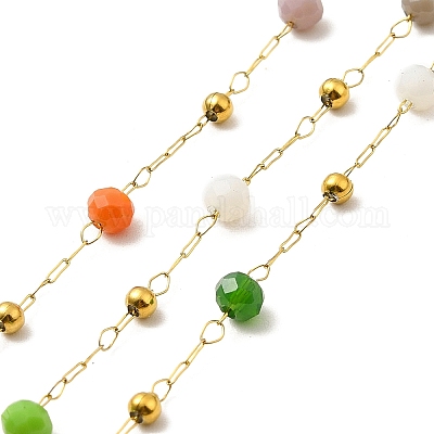 3MM 18K Gold Plated Metal Thin Chains High Quality Spool Chain For