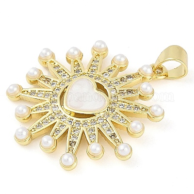 Покрытие стойки латунь микропаве прозрачные подвески из кубического циркония KK-P287-46A-G-1