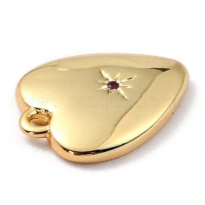 Латунные микро проложить кубического циркония подвески&nbsp;LS-ZIRC-I054-14G-08-1