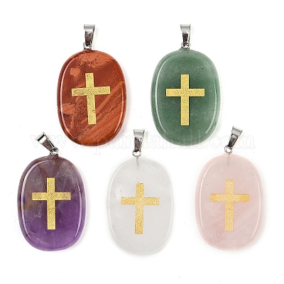 Природные каменные смешанные подвески G-S392-01A-1