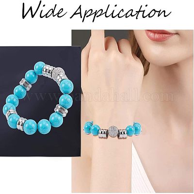 32 шт. 8 бусины из нержавеющей стали 201 STAS-UN0025-11-1