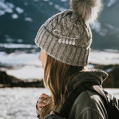 8 шт. 4 стиля железных булавок со стразами&nbsp;FIND-TA0008-81-1