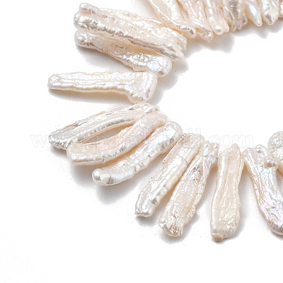 Натуральный жемчуг в стиле барокко кеши PEAR-P064-02B-01B-1