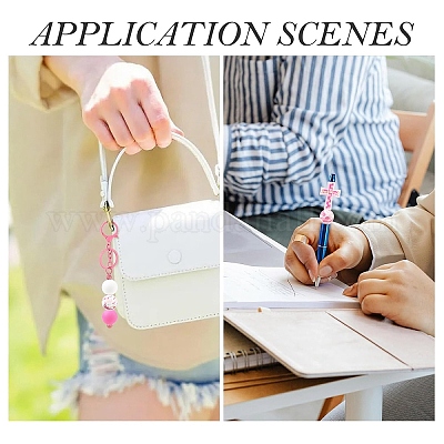 22шт силиконовые фокусные бусины&nbsp;SIL-YW0002-51A-1